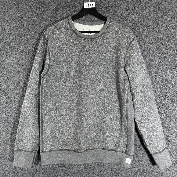Reigning Champ Terry Cotton Heavyweight Crewneck Sweatshirt - Men's Size L -Gray - Picture 1 of 8